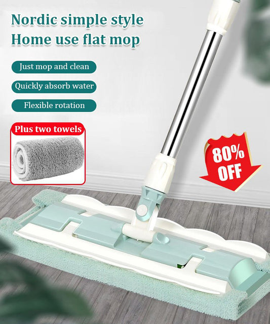 Wet and Dry Use Hand Wash Free Mopping Artifact