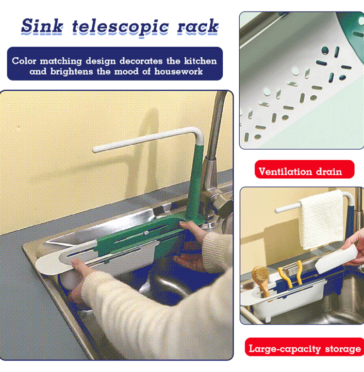 Multi-function Sink Telescopic Rack